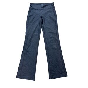 Athleta Flare Wide Leg Leggings Yoga Flattering Heather Gray Pant Size Sm Tall